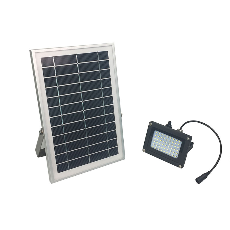 waterproof solar  powered 54 led sensor flood light