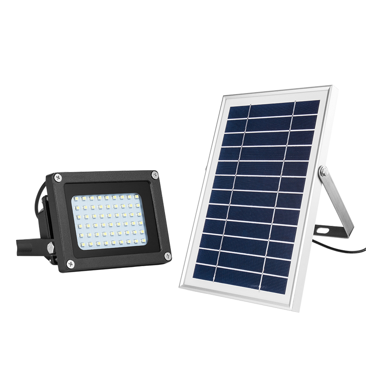 solar 54 led sensor flood light waterproof