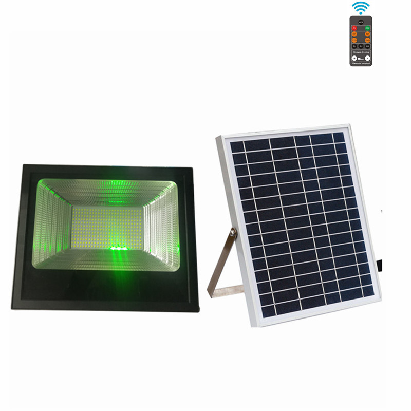 100w Solar Led Flood Light With Remote Control