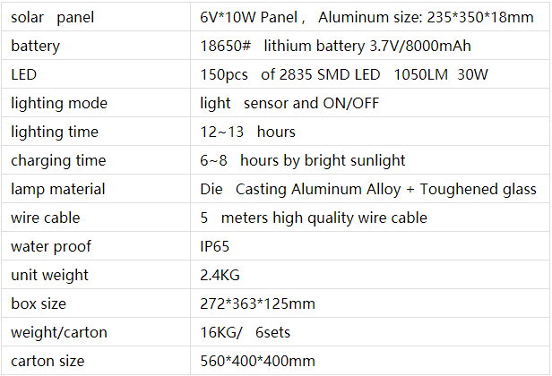 120leds solar sensor waterproof