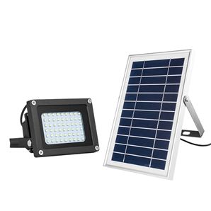 waterproof solar  powered 54 led sensor flood light